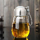  High Borosilicate Tea Bottle Penguin Glass Bottle
