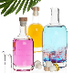 Top Grade 1L Clear Glass Vodka Bottle with Cap manufacturer