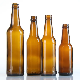  Custom Design 500ml Amber Glass Beer Bottle Glass Bottle Manufacturing