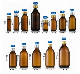  Brown Lightproof Medicine Bottle Amber Color Water Bottle Chemical Reagent Glass Bottle