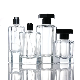 Custom Clear Glass Cosmetic Packaging Flat Square Spray Perfume Bottles