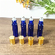  Wholesale Blue Color Empty Round Essential Oil Perfume Bottles Glass Roll on Bottle for Essential Oil