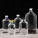  100ml 200ml Logo Printing Flat Glass Wine Bottle Flask Glass Whisky Liquor Bottle