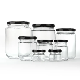  Food Grade Round Transparent Jam Honey Jelly Glass Storage Jar