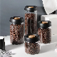  900ml 500ml Food Storage Glass Bottle Coffee Bean Glassware with Plastic Buckles