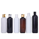  1oz 2oz 4oz 5oz 8oz Bullet Round Shape Transparent Squeeze Plastic Bottles with White Black Flip Disc Caps