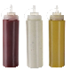  Wholesale Clear Pet Squeeze Honey Soy Sauce Salad Ketchup Plastic Bottle