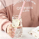  Silicone Straws Juice Milk Tea Drinks Cocktails Straight Tube Folded Tube Recycling Glass Straw