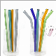  Jianhai Colorful Glass Transparent Drink Straw