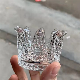 96PCS/CTN European Style Jewelry Plate Relief Crown Candlestick Glass Candle Jar Candle Holder