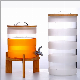  High Borosilicate Enzyme Glass Jar with Frosted Pattern