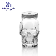  Wholesale Cheap Customized Unique 480ml Skull Design Mason Jar with Straw and Cover