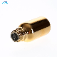  Custom Made 15ml cosmetic Glass Bottle Spray Gold Color Mini Glass Bottle Lotion Screw Cap Roll on Bottle