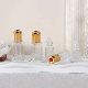  Empty Clear Octagon Essential Oil Glass Roll on Bottle