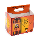  Custom Logo Printed Heavy Duty Beverage Holder Paper Box Can Juice Beer Wine Corrugated Kraft Paper 4 6 Pack Bottle Carrier