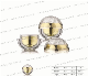  15g 30g 50g Luxury Shiny Gold Acrylic Cream Sphere Jar for Skincare