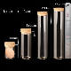 Heat Resistant Tube Bottle Aluminium Cap/Cork Glass Bottle