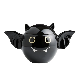 Halloween Accessory Scary Bat Ceramic Cookie Jar