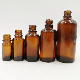  High Quality 5ml-100ml Amber Essential Oil Glass Bottle DIN18