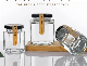 100ml to 500ml Six Diamond Glass Jars