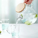  High-End Hot Selling Glass Tea Pot with Bamboo Lids