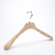  Customize Clothes Hanger Wooden Luxury Coat Hanger with Gold Hook