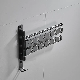 Heavy Duty Aluminum Bathroom Rotating Coat Hooks 4 Swivel Arms Towel Hanger