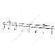  Organizer Metal Hanging Clothing Wall Mounted Stainless Steel Kitchen Bathroom Towel Hanger Coat Racks Wall Hook