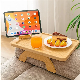  Bamboo Wooden Couch Armrest Sofa Tray Couch Cup Storage Holder Foldable Bamboo Sofa Arm Tray Table