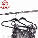  Space Saving Black Flock Velvet Clothes Hangers Wholesale Plastic Coat Hanger Manufacturer