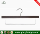 Walnut Wooden Pants Hanger, High Quality Trouser Hanger with Metal Clips