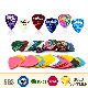  Wholesale Cheapest Custom Design Metal Stainless Steel Triangle Printing Laser Engraving Logo Celluloid Ukulele Brand 1.5mm Thin Guitar Pick with Packaging Box