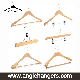  Natural Wooden Top and Bottom Clothes Hangers for Shirt Coat Pants Trousers Display and Hotel
