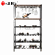  fashion and Multifunctional Steel Wire Wine Shelves Rack with Glass Holder
