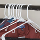  Amazon Non-Slip Travel Plain Colorful Plastic Clothes Clothing Shirt Garment Hanger Rack for Supermarkets