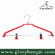  Metal Shirt Clothes Hanger for Woman Garment with PVC Steel Display Clips Suit Hangers (GLM032)