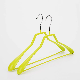  Manufactory Direct Thick Non Slip PVC Coated Metal Cloth Hanger with PVC Bar