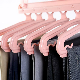  6 in 1 Stainless Steel Multi Hanger for Trousers Clothing Scarf Bl23153