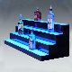  LED Lighted 3 Tier Step Liquor Display Rack Acrylic Remote Control LED Luminous Display Shelf Bar KTV Bottle Display Shelf Rack LED Booth Table