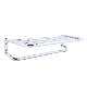 Modern Wall Mounted Brass Chrome Towel Rail Rack