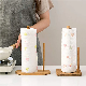  Free Standing Bamboo Paper Towel Holders Paper Towels Rolls Holder Rack with Bamboo Square Base