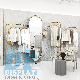  Wall Mounted Garment Stand Gold Clothing Rack for Boutique Retail Clothing Display Racks Clothing Rack Hanging Display Shelf