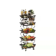 Kitchen Organization Storage Rack 5 Layer Foldable Storage Rack Corner Movable Shelf
