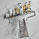  Space Aluminum Wall Mount Shower Shelf Bathroom Caddy Shelf Shower Corner Shelf