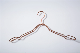  Wholesale Rose Gold Metal Wire Cloth Hanger Laundry Coat Hanger for Clothes