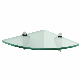 8mm 10mm Tempered Glass Shelves Bathroom Glass Corner Shelf