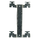  OEM Aluminum Stamping Metal Hanger for Stamping Accessories Enginner Projects with Electroplating Galvanized Finished