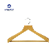  Flat Head Shoulder Solid Wooden Coat Hanger for Lady