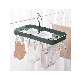  Folding Laundry Underwear Bra Socks Drying Hanger Foldable Clothes Hanger with Clips