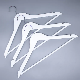  Custom Natural Non Slip Wooden Cloths Hangers with Metal Clips